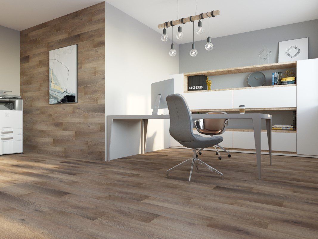 Замковая ПВХ плитка "Art Tile" Дуб Террас (920*150*4 мм) — купить в Томске