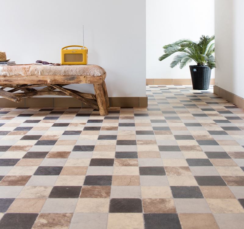 Линолеум бытовой "IVC" Bingo Pietra 596 (3м) — купить в Томске