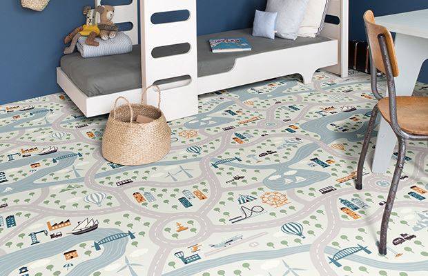 Линолеум бытовой "IVC" Neo Karta 82 (3м) — купить в Томске