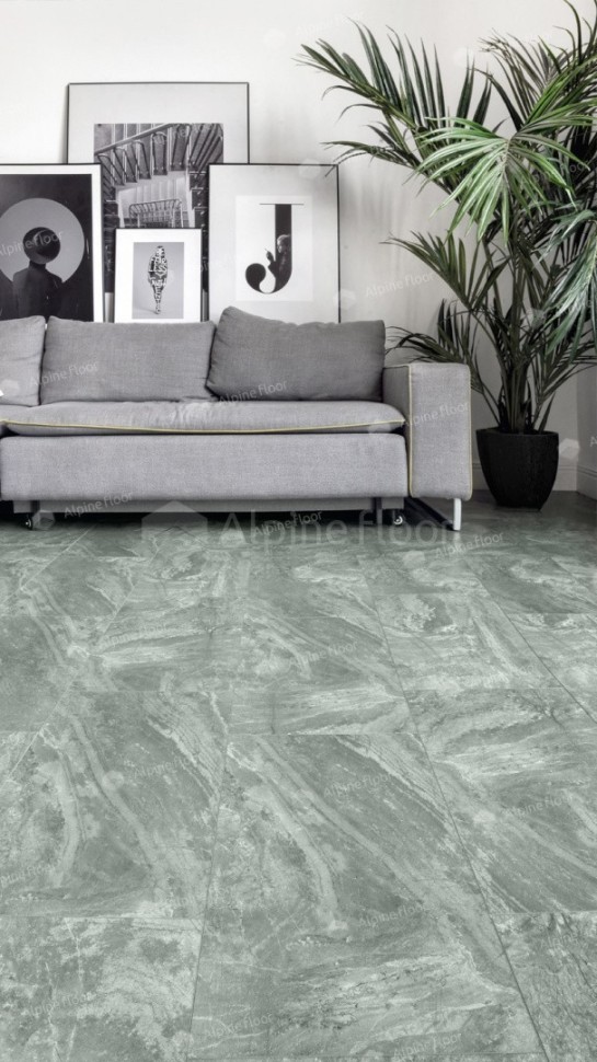 Виниловая плитка "Alpine Floor" Light Stone Хэмпшир (608*303*2,5 мм) — купить в Томске