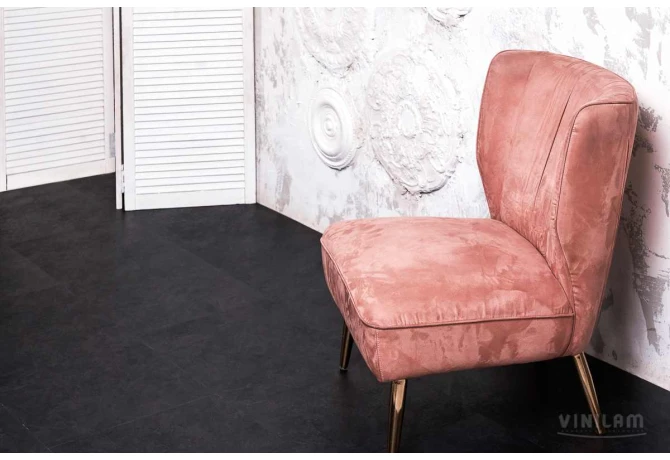 SPC ламинат Сланцевый Чёрный (940*470*8 мм) — купить в Томске