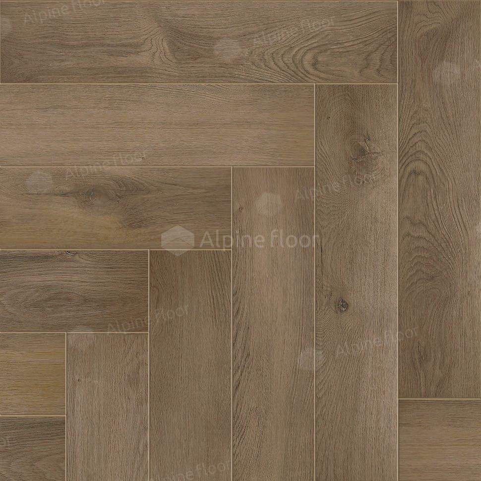 Виниловая плитка "Alpine Floor" Parquet LVT Дуб Насыщенный (590*118*2,5 мм) — купить в Томске