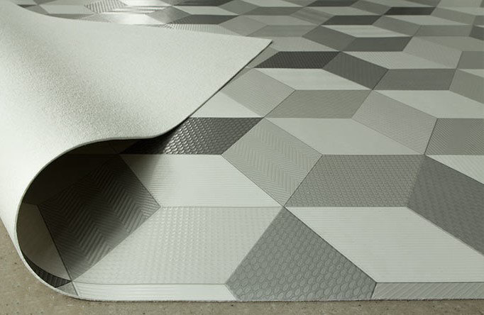 Линолеум бытовой "IVC" Bingo Cubes 83 (3м) — купить в Томске