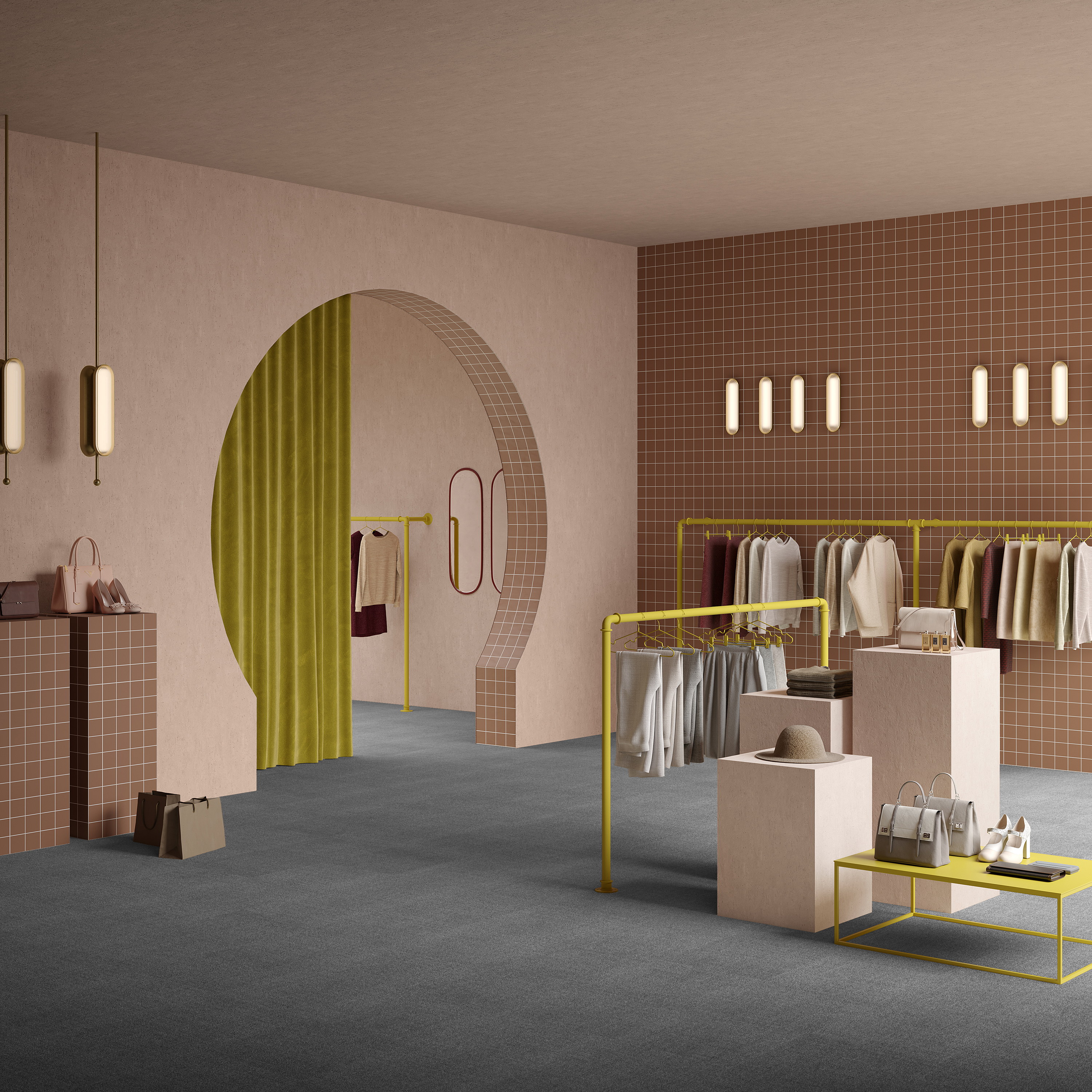 Ковровая плитка Mantra Tile 97 (500*500*6 мм) — купить в Томске