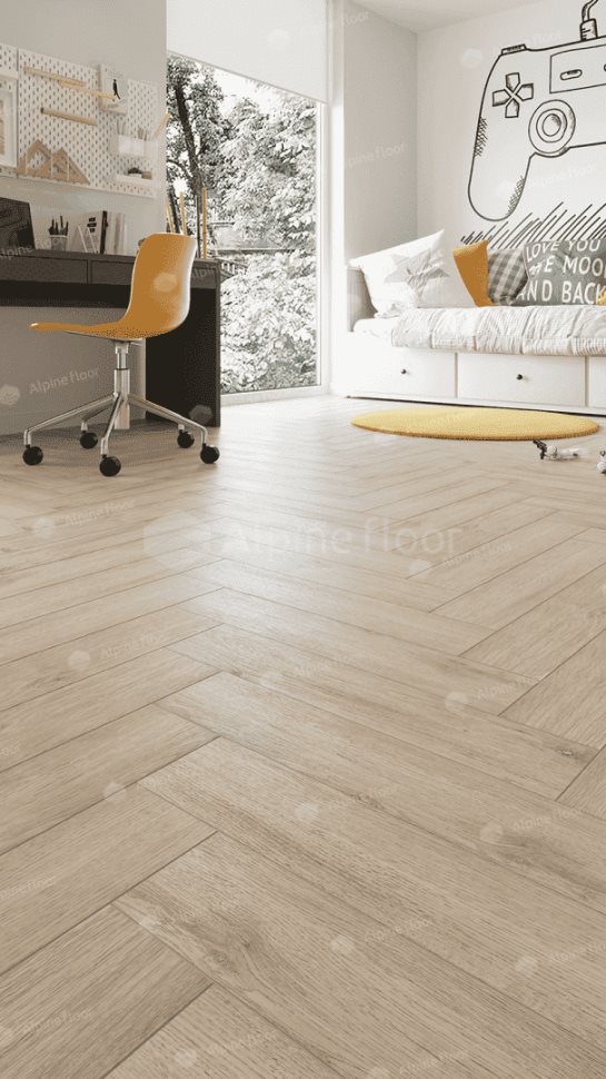 Виниловый ламинат "Alpine Floor" Parquet Light Дуб Медия (600*125*4 мм) — купить в Томске