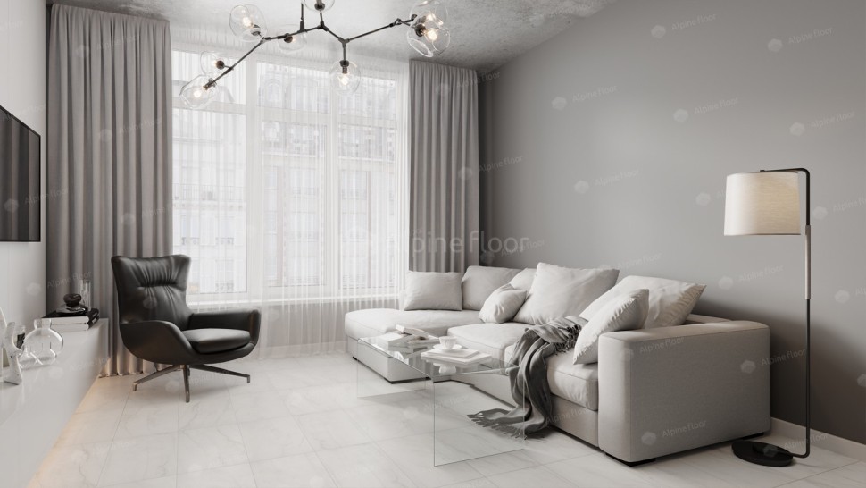 Виниловая плитка "Alpine Floor" Light Stone Брайс (608*303*2,5 мм) — купить в Томске