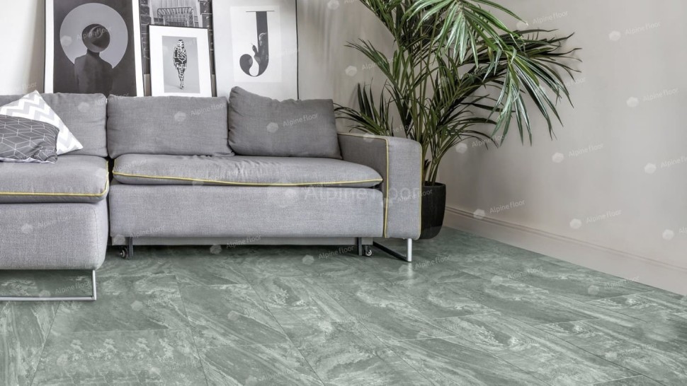 Виниловая плитка "Alpine Floor" Light Stone Хэмпшир (608*303*2,5 мм) — купить в Томске